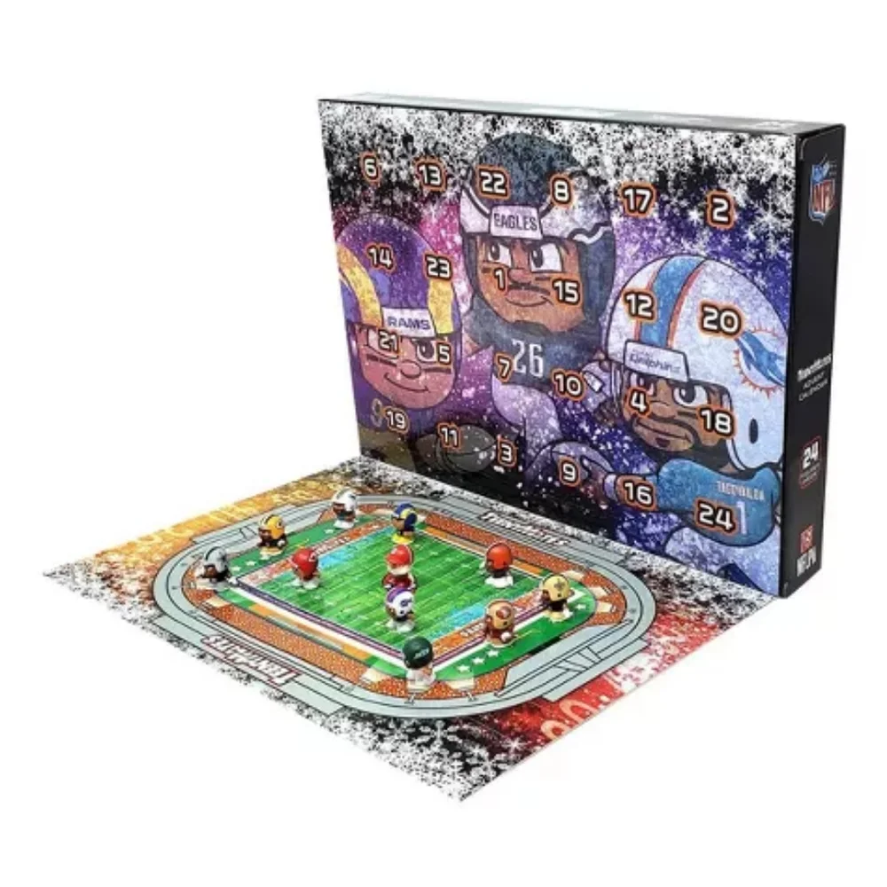 NFL TeenyMates Advent Calendar Party Animal 24 Figures NIB Licensed Collectible